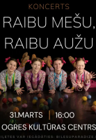 Tautas deju koncerts RAIBU MEŠU, RAIBU AUŽU attēls