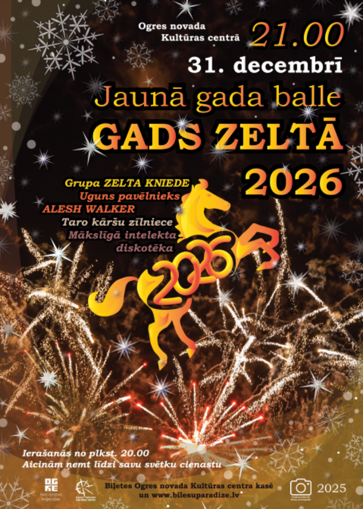Jaunā gada balle GADS ZELTĀ 2026 attēls