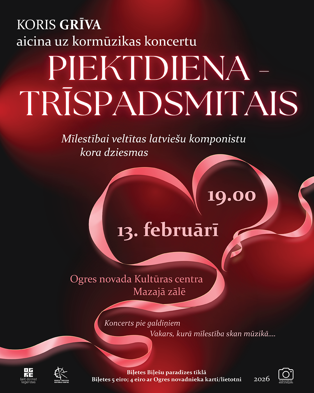 Jauktā kora GRĪVA koncerts PIEKTDIENA - TRĪSPADSMITAIS attēls