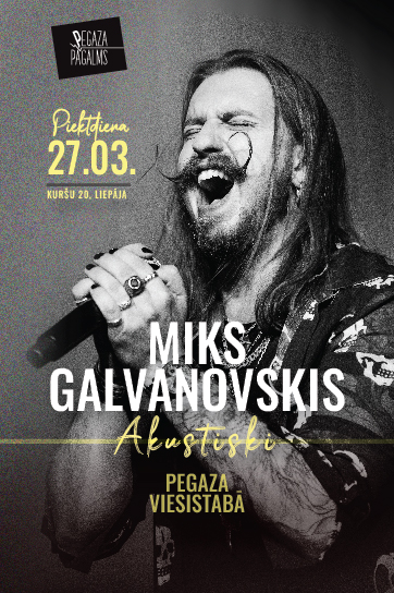 Miks Galvanovksis akustiski Pegaza Viesistabā. PAPILDKONCERTS attēls
