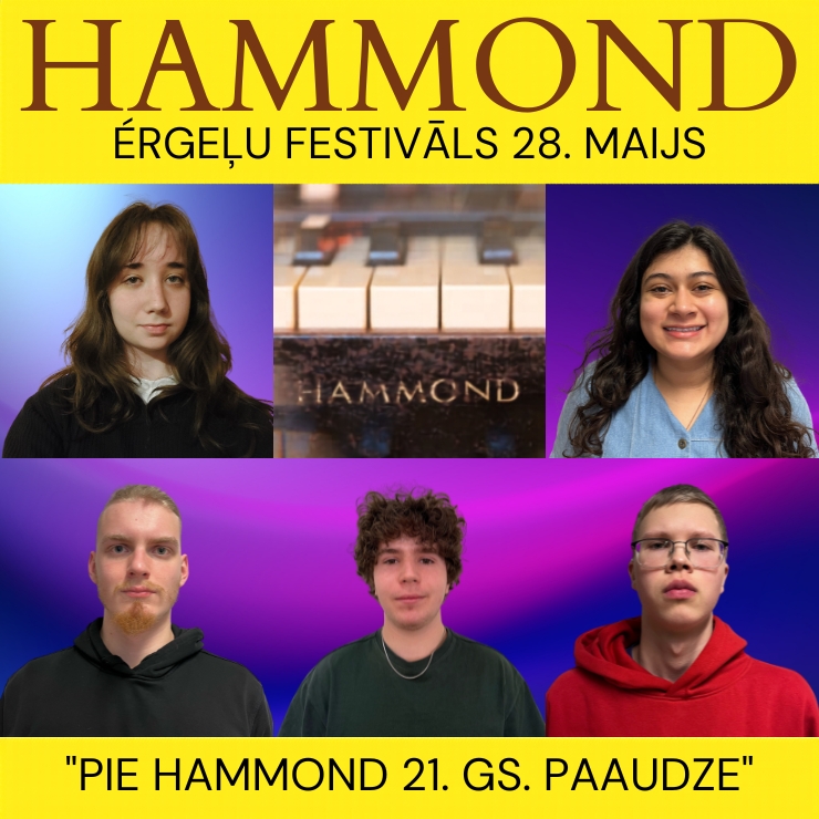 Pie HAMMOND ērģelēm 21.gs paaudze. II HAMMOND ērģeļu festivāls attēls